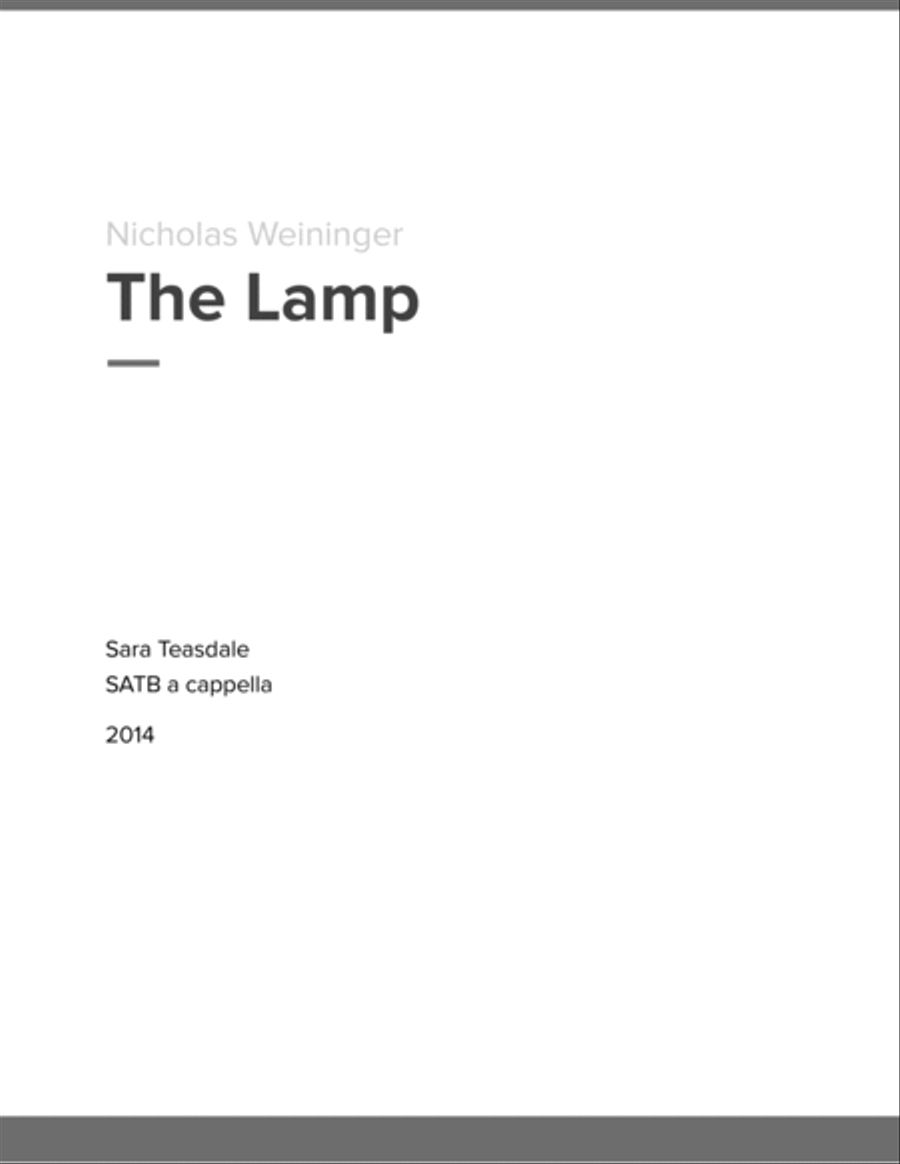 The Lamp image number null