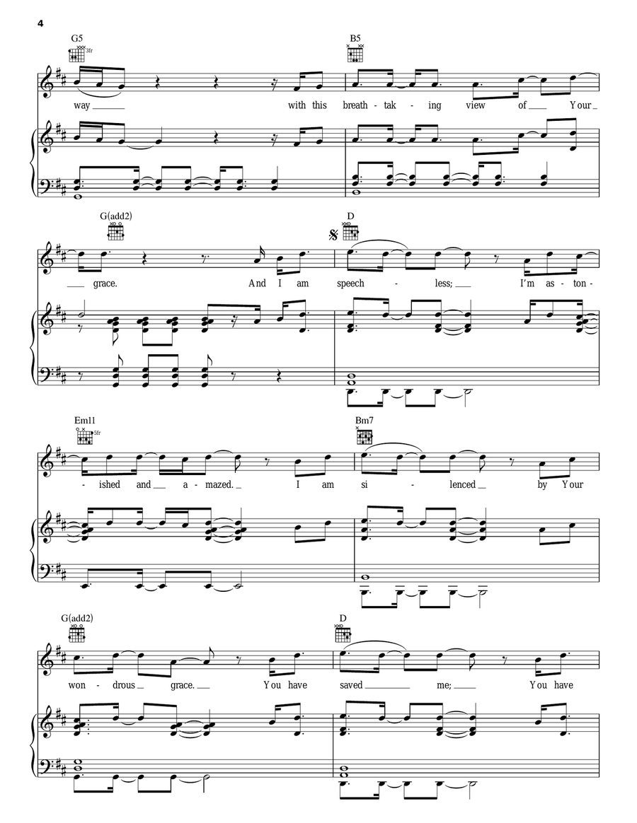 Speechless Guitar scores gallery preview page 4