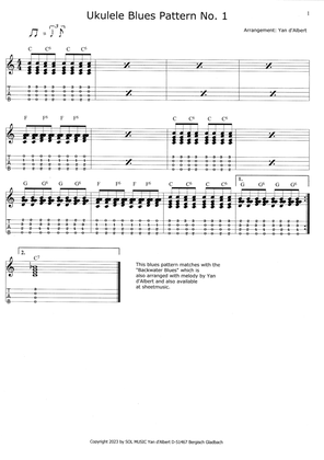 Ukulele Blues Pattern No. 1