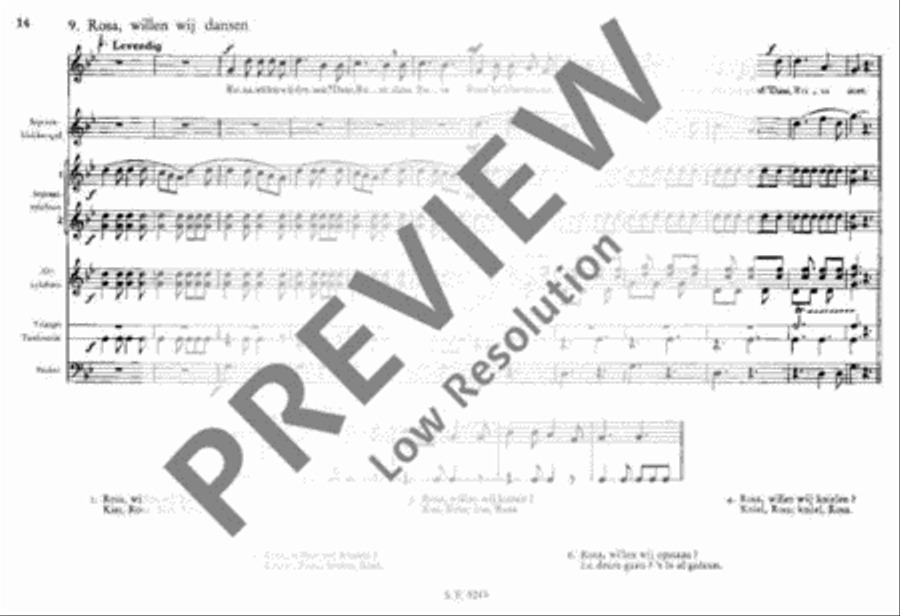 11 Nederlandse volksliederen Recorder scores gallery preview page 17