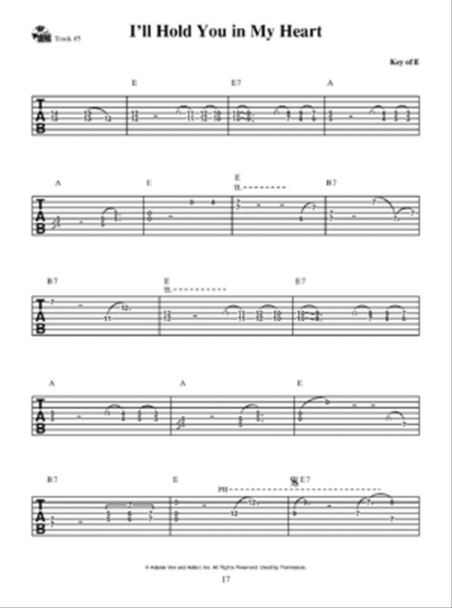Little Roy Wiggins - Memory Time Electric Guitar scores gallery preview page 3
