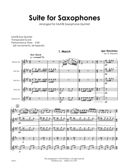 Suite for Saxophones image number null