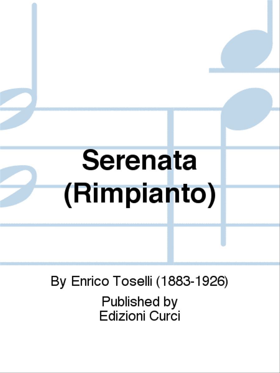 Serenata (Rimpianto) Serenata (Rimpianto) Piano Solo scores gallery preview page 1