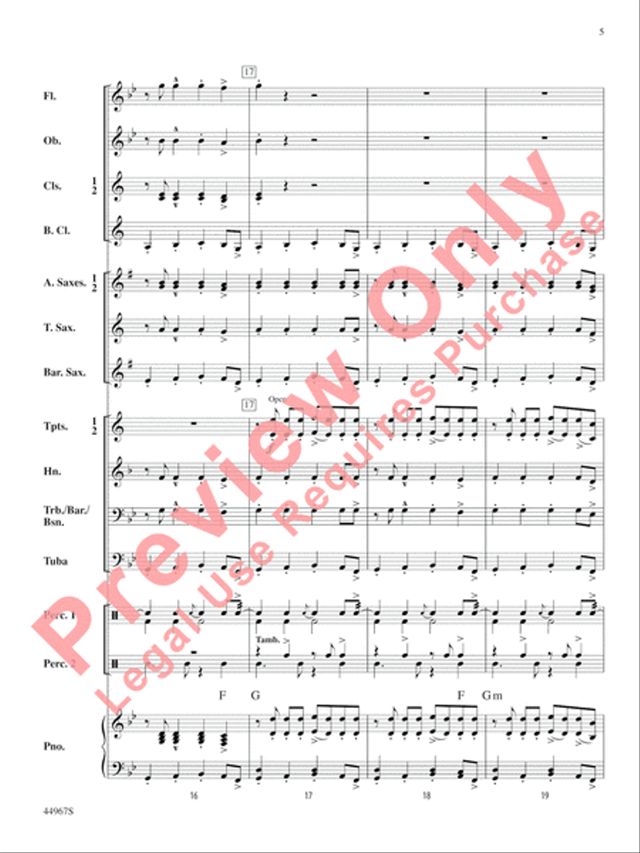 Tango Argentina Concert Band scores gallery preview page 6