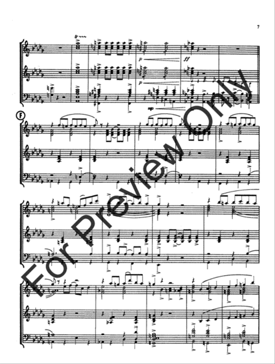 Tour De Force Tour De Force Concert Band scores gallery preview page 9