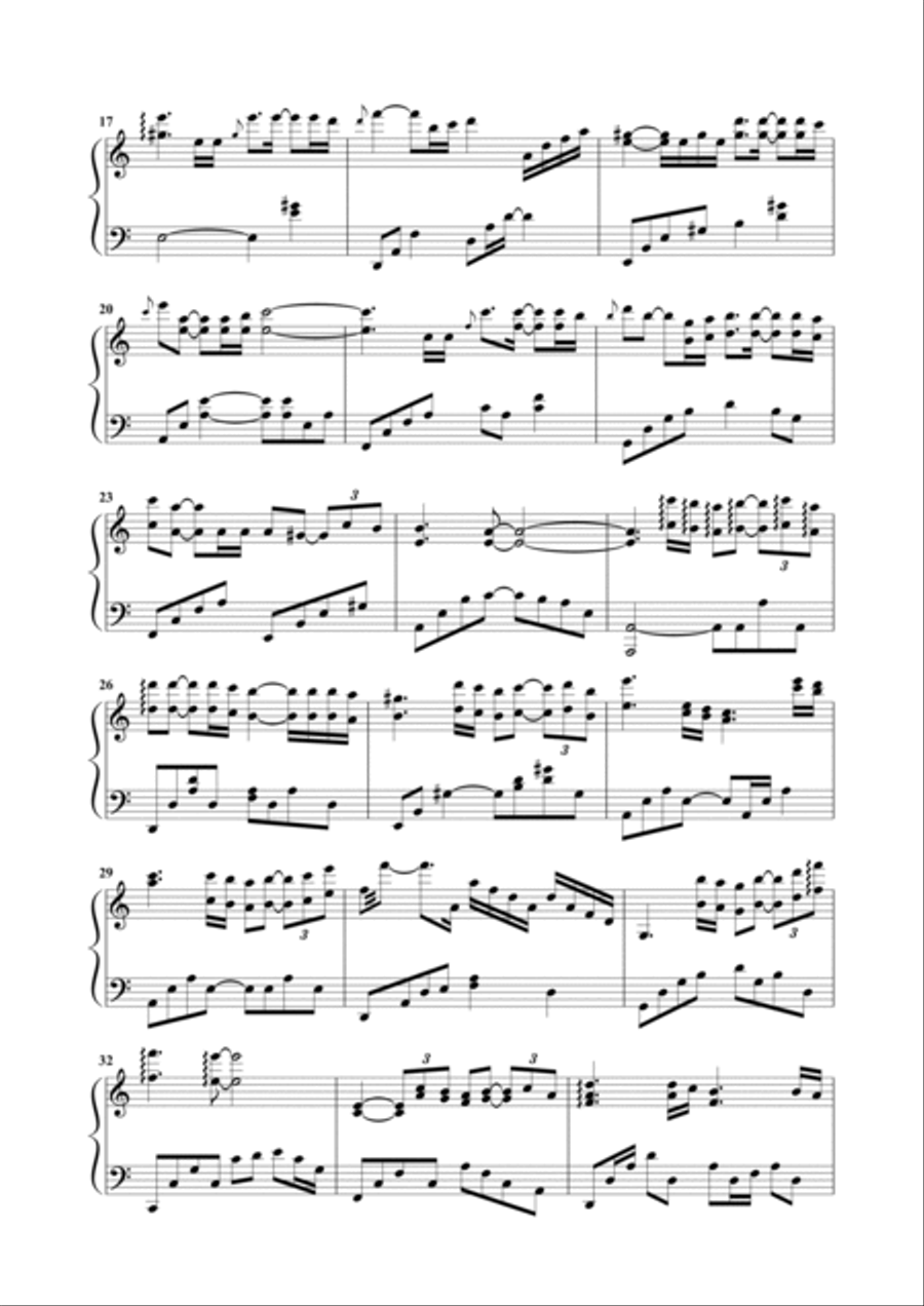 Historia De Un Amor Piano Solo scores gallery preview page 2