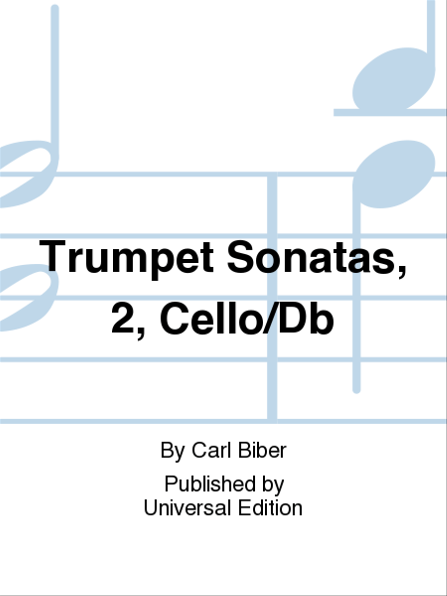 Trumpet Sonatas, 2, Cello/Db Trumpet scores gallery preview page 1