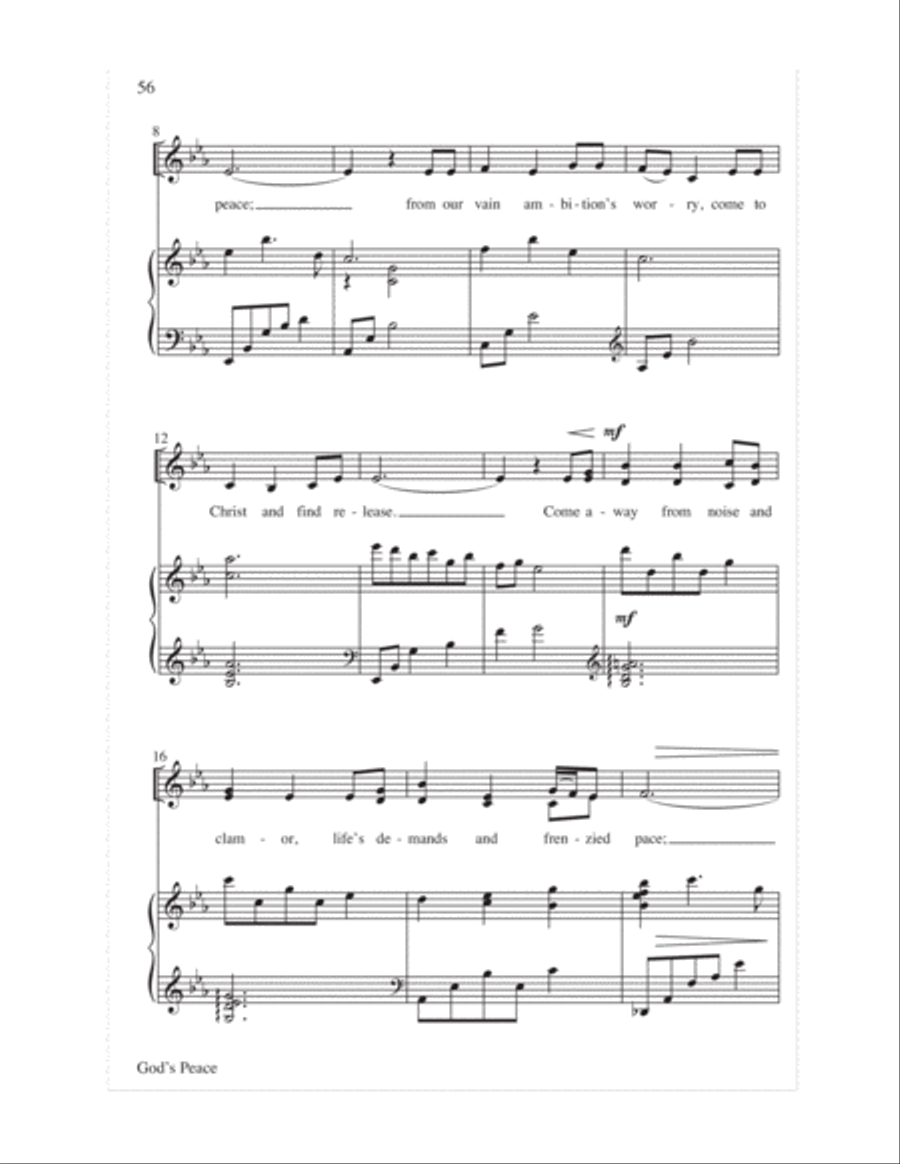 Easy Anthems, Vol. 3 3-Part scores gallery preview page 59