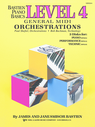 Book cover for General Midi Orch, Level 4