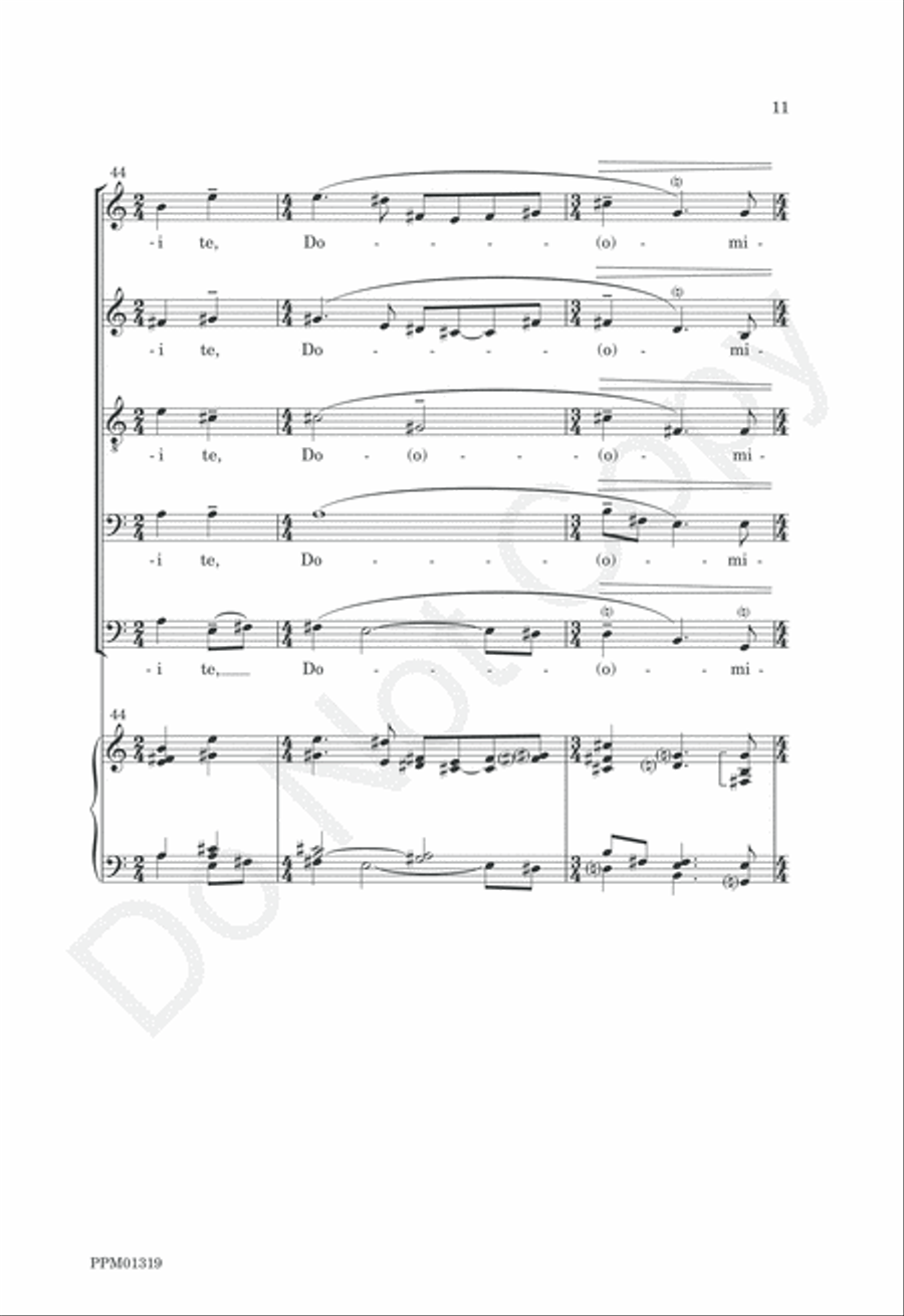 De Profundis A Cappella scores gallery preview page 14
