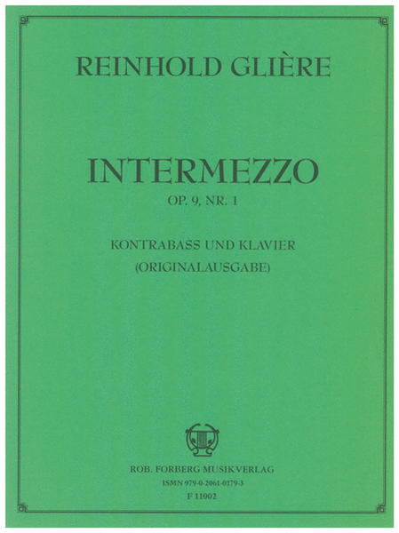 Intermezzo, op. 9,1