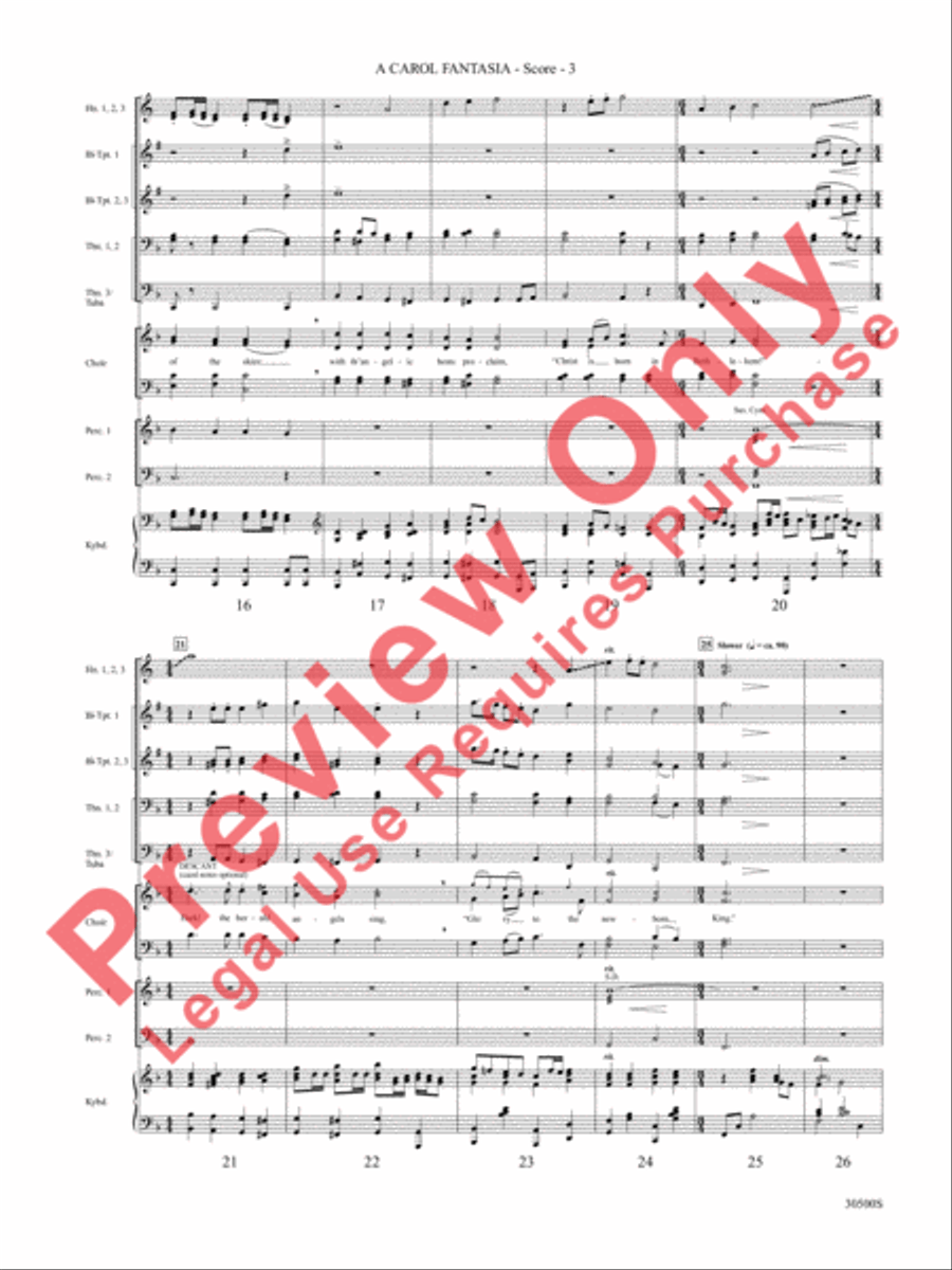 A Carol Fantasia A Carol Fantasia Choir scores gallery preview page 4