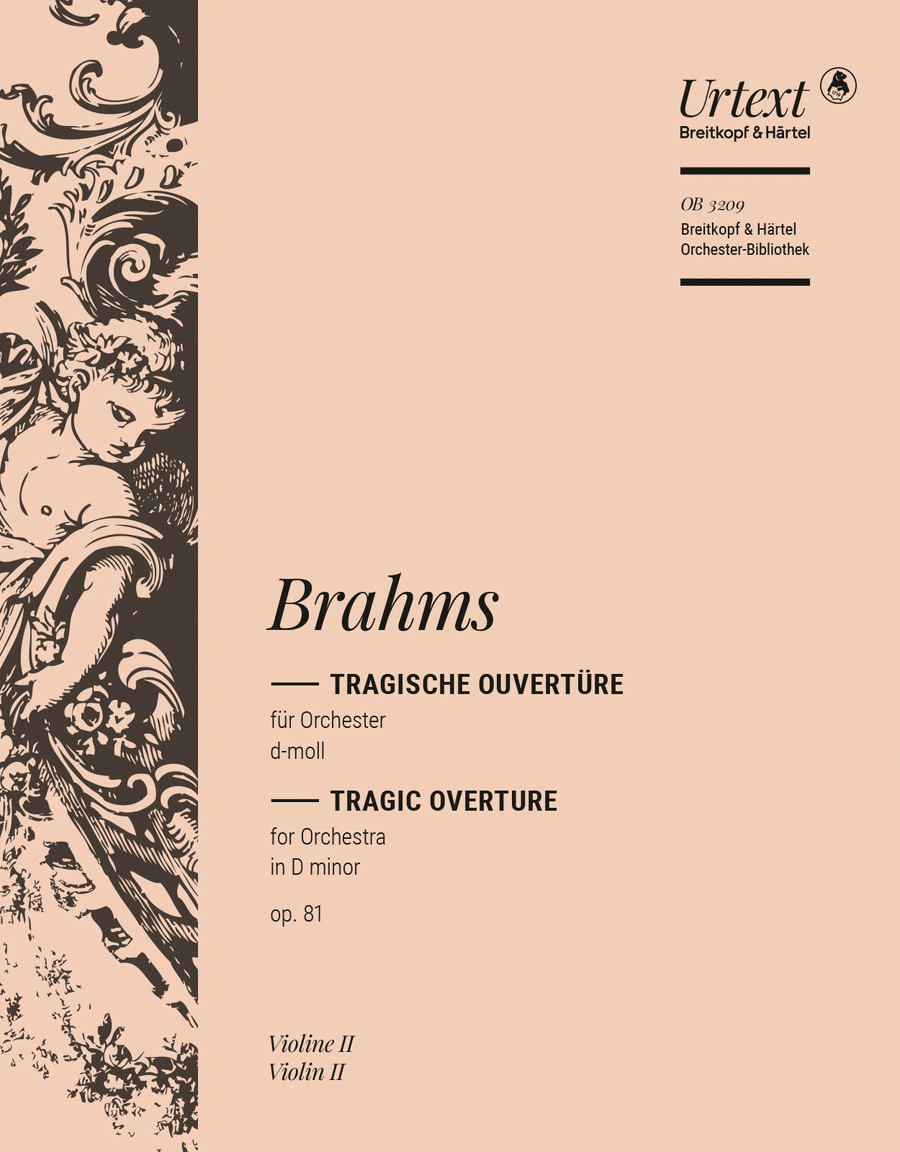Tragic Overture in D minor Op. 81 Orchestra scores gallery preview page 1