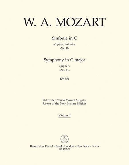 Sinfonie C-dur - Jupiter-Sinfonie - Symphony in C major (No. 41) Jupiter