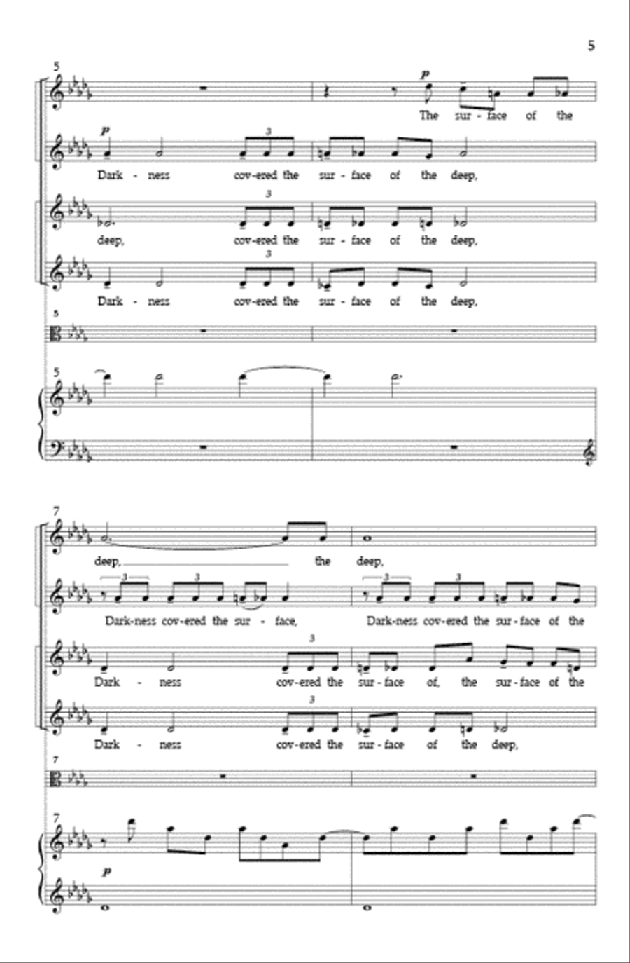 Reflections from Yad Vashem (Vocal Score) SSAA scores gallery preview page 4
