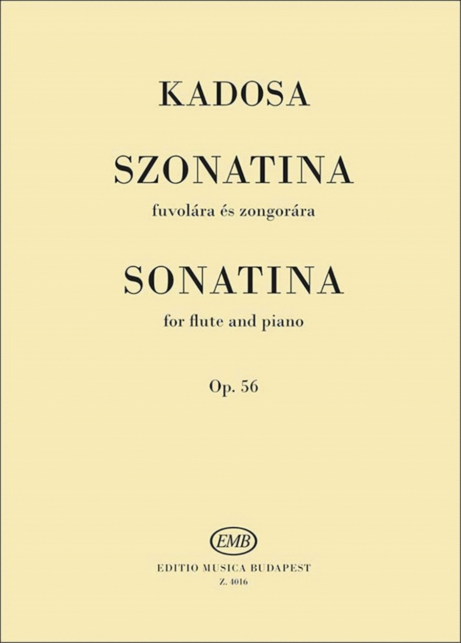SONATINE OP 56 Flute Solo scores gallery preview page 1