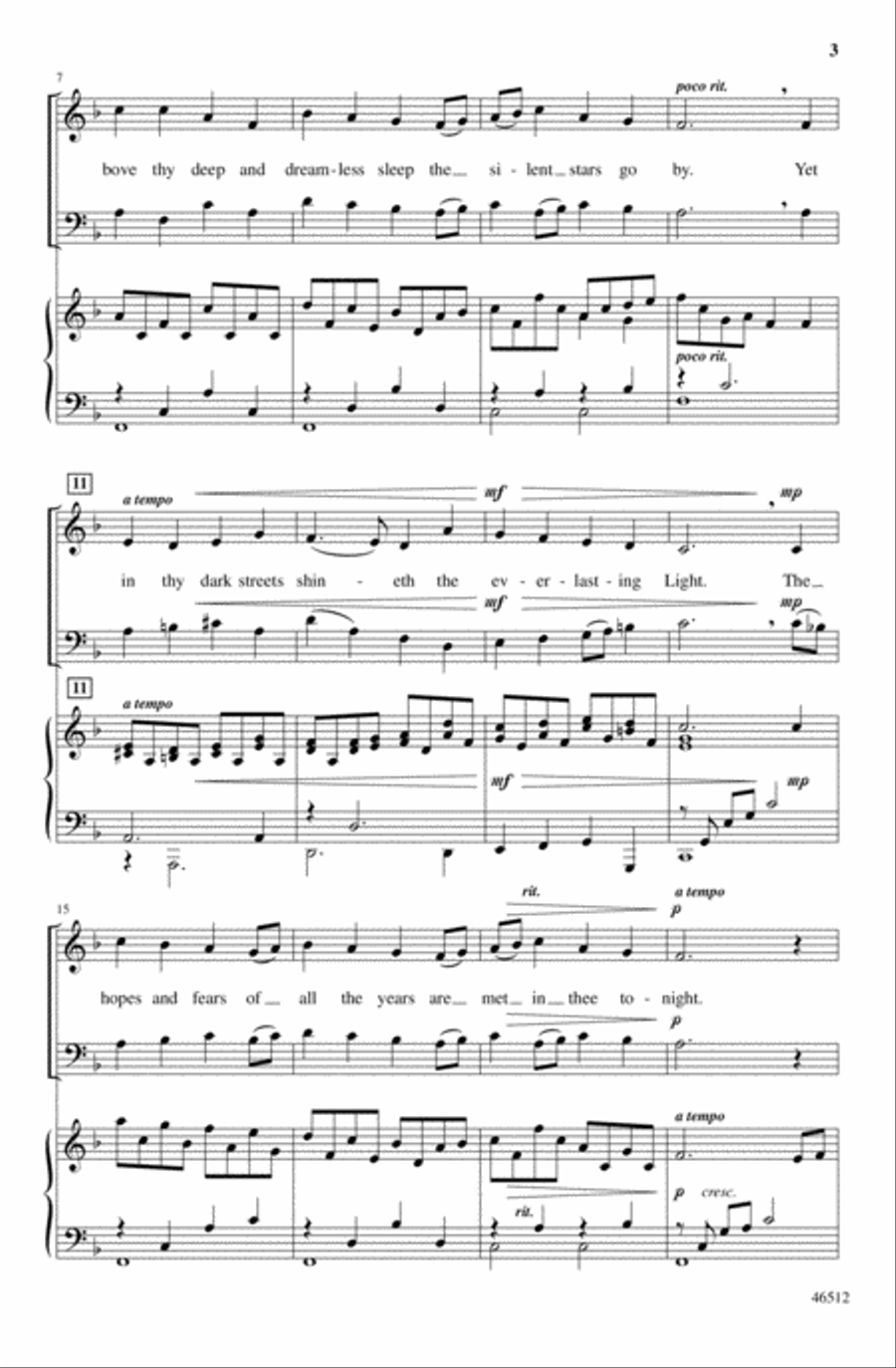 The Light Has Come The Light Has Come 4-Part scores gallery preview page 3