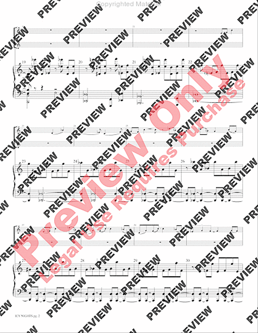 Icy Nights Brass Duet scores gallery preview page 4