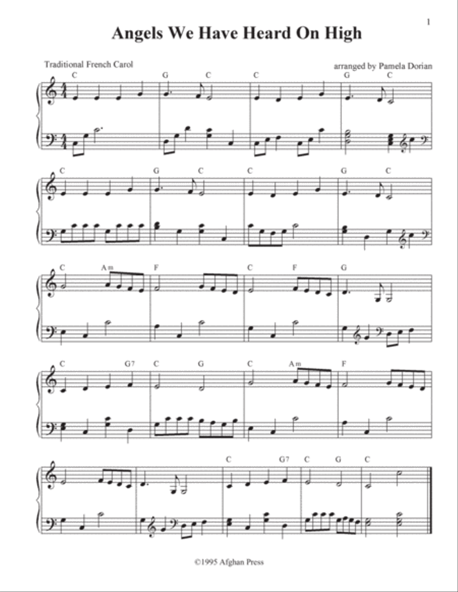 22 Carols for 22 Strings Harp scores gallery preview page 5