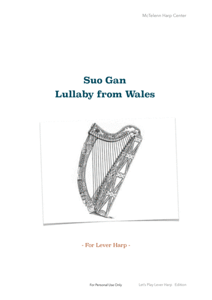 Suo Gan  - Welsh's Lullaby - beginner & 34 String Harp | McTelenn Harp Center image number null