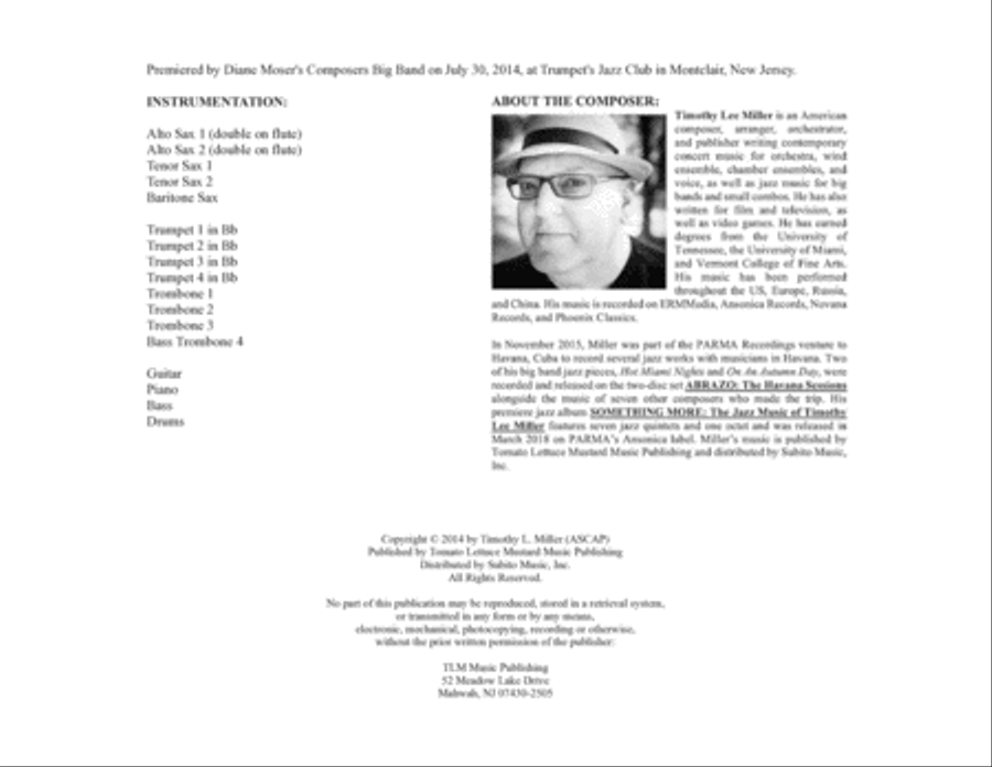 Traffic Jam Traffic Jam Jazz Ensemble scores gallery preview page 2