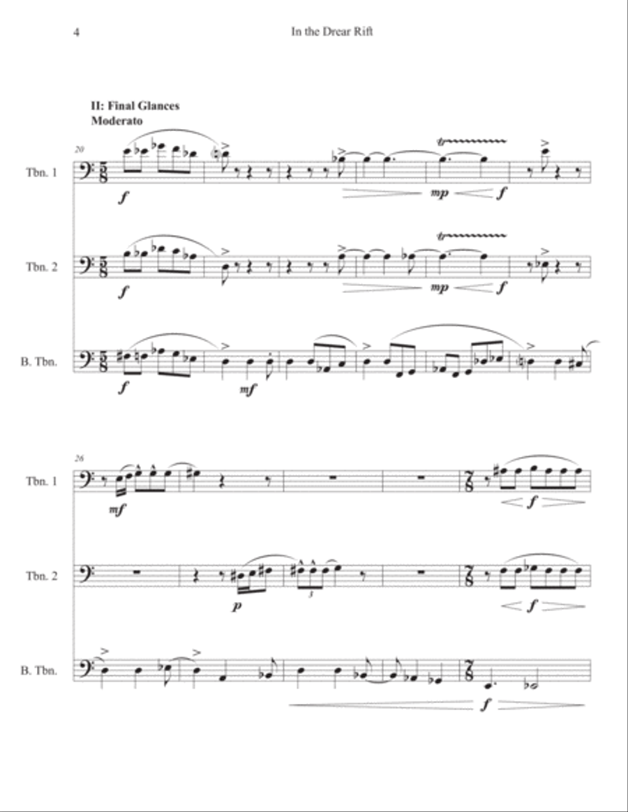 In the Drear Rift Brass Ensemble scores gallery preview page 5