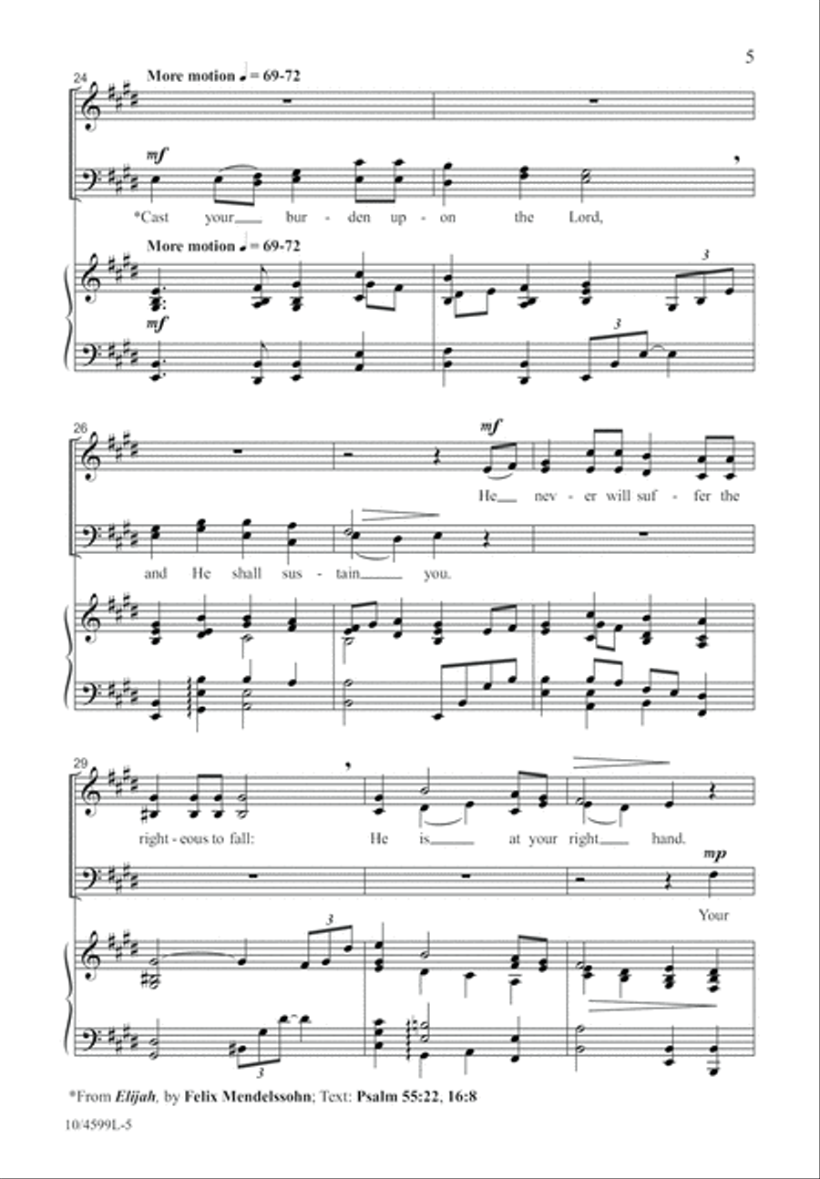 I Will Give You Rest 4-Part scores gallery preview page 5