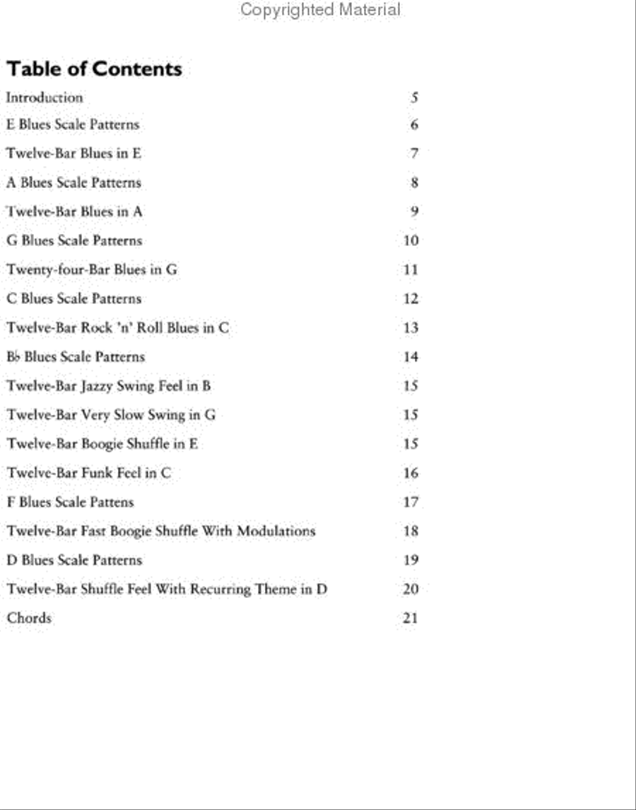 Jam Trax: Blues Electric Guitar scores gallery preview page 3