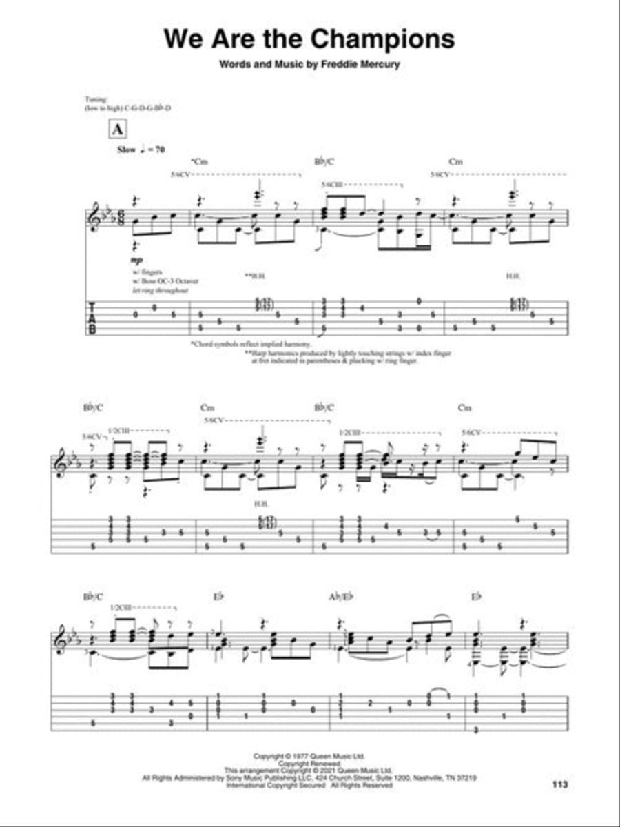 Kent Nishimura's Fingerstyle Solo Guitar Songs Electric Guitar scores gallery preview page 8