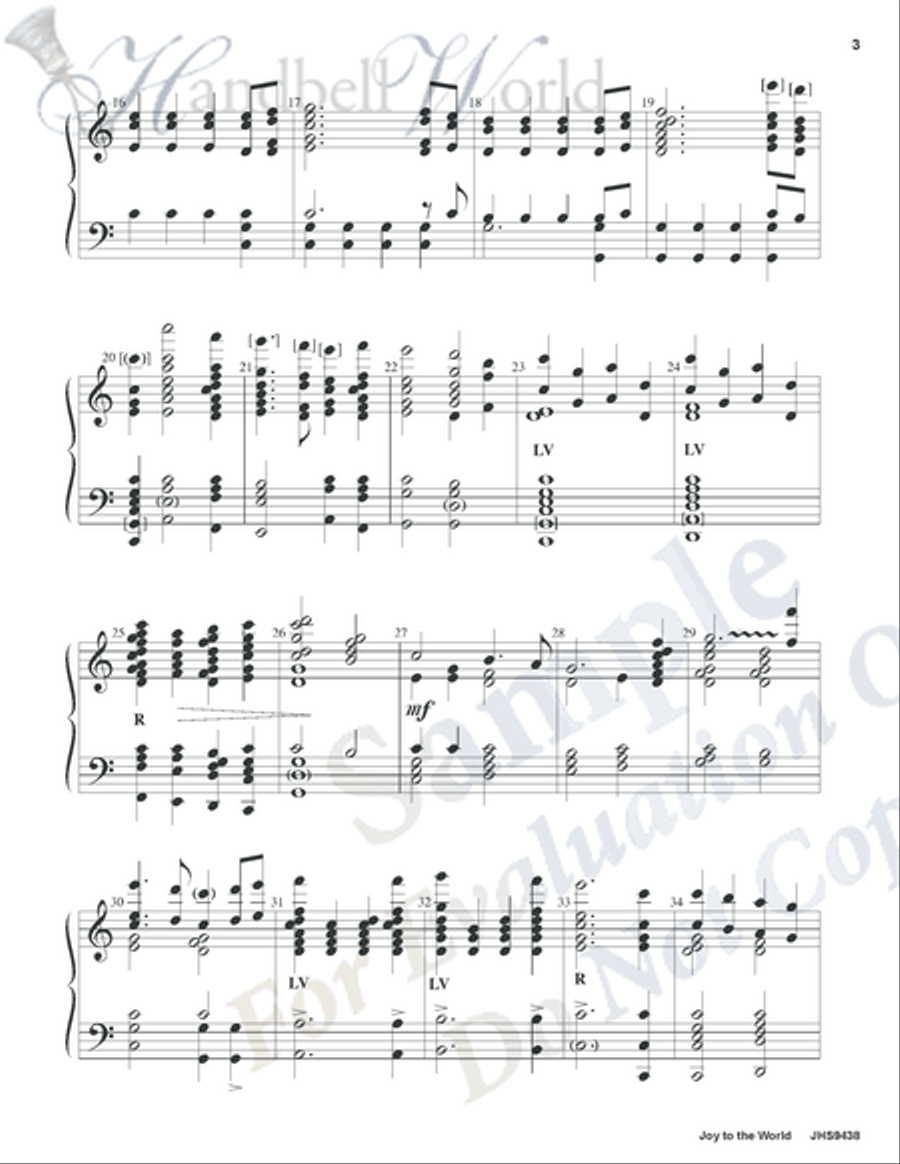 Joy to the World 5-Octaves scores gallery preview page 4