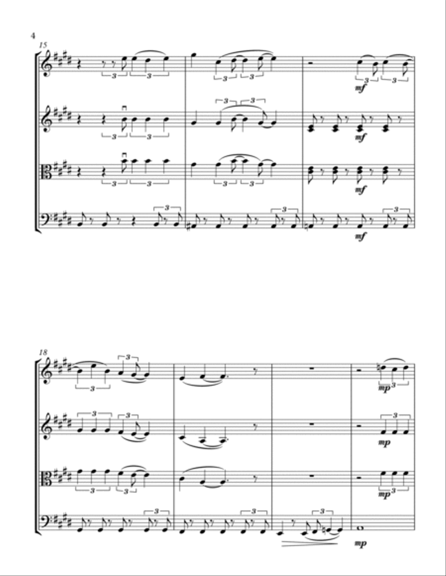 God Only Knows String Trio scores gallery preview page 6