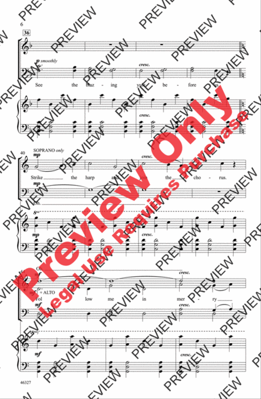 Deck the Hall 4-Part scores gallery preview page 6