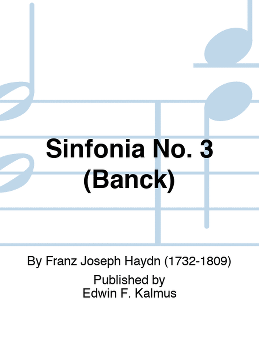 Sinfonia No. 3 (Banck)