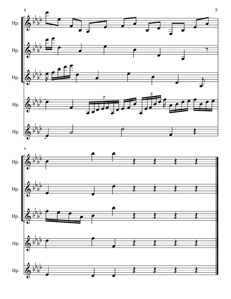 A 18 for 5 Harps Harmonica scores gallery preview page 5