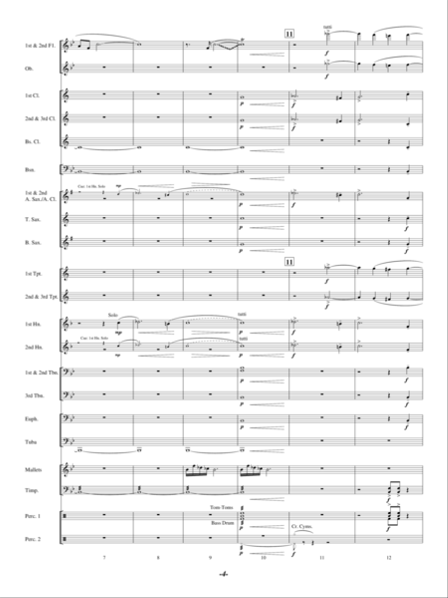 The Symphony of Souls The Symphony of Souls Concert Band scores gallery preview page 3