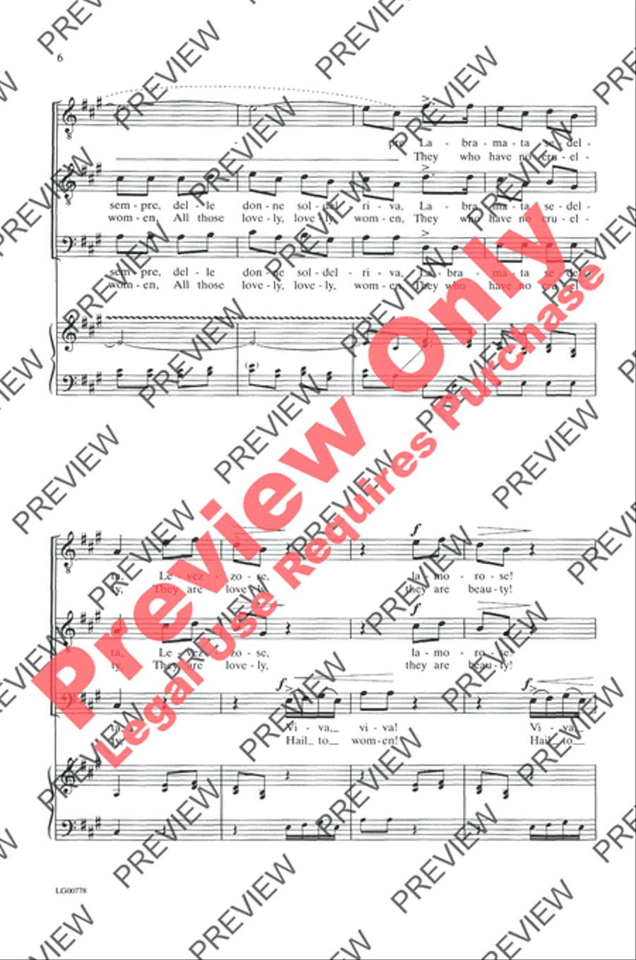 Viva Tutti Viva Tutti Men's Choir scores gallery preview page 6