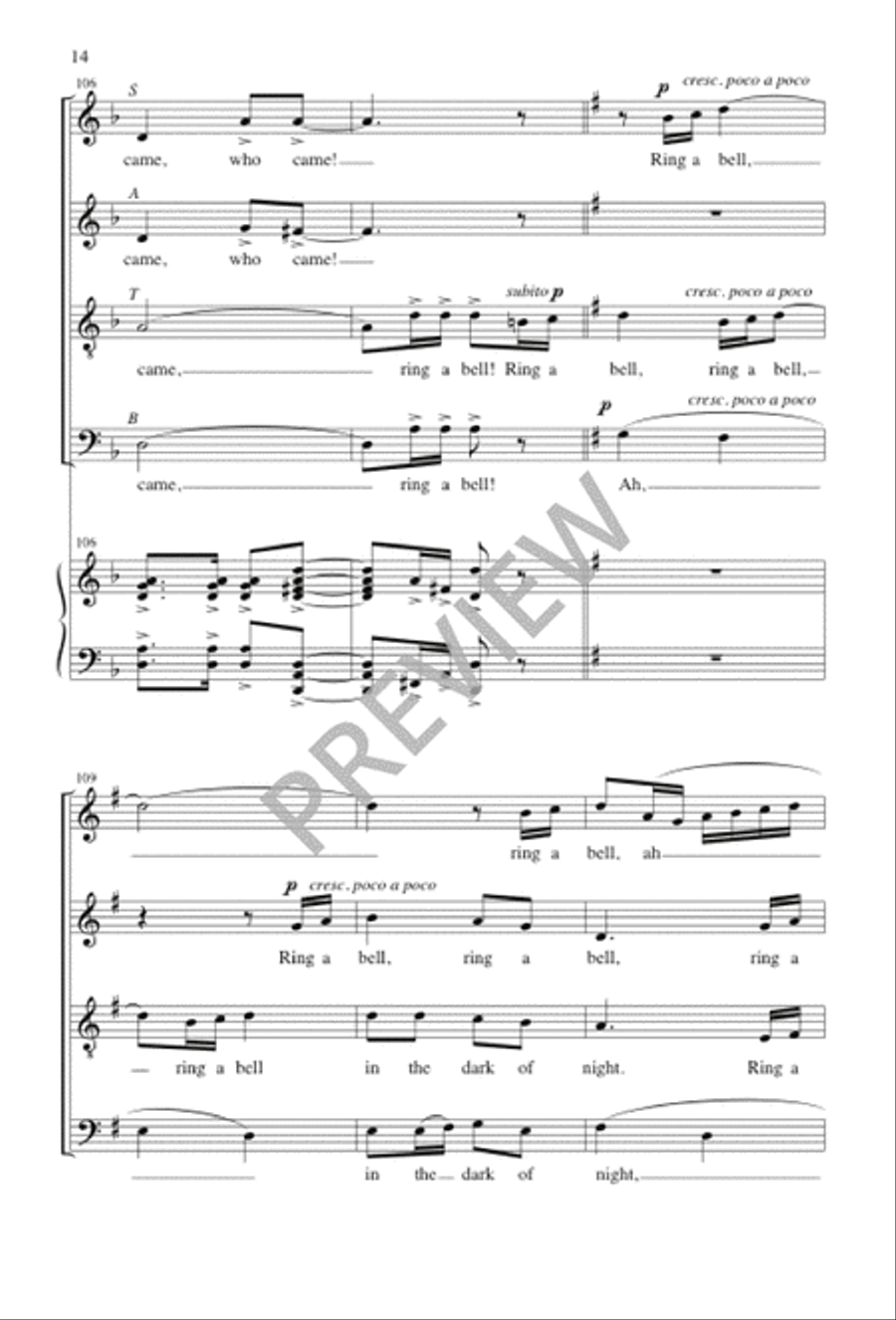 Ring a Bell 4-Part scores gallery preview page 15