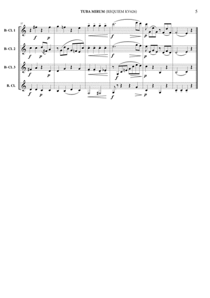 Tuba Mirum (Requiem KV 626) image number null