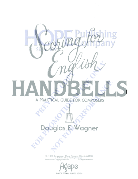 Scoring for English Handbells
