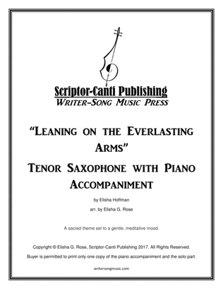Leaning on the Everlasting Arms - Tenor Saxophone