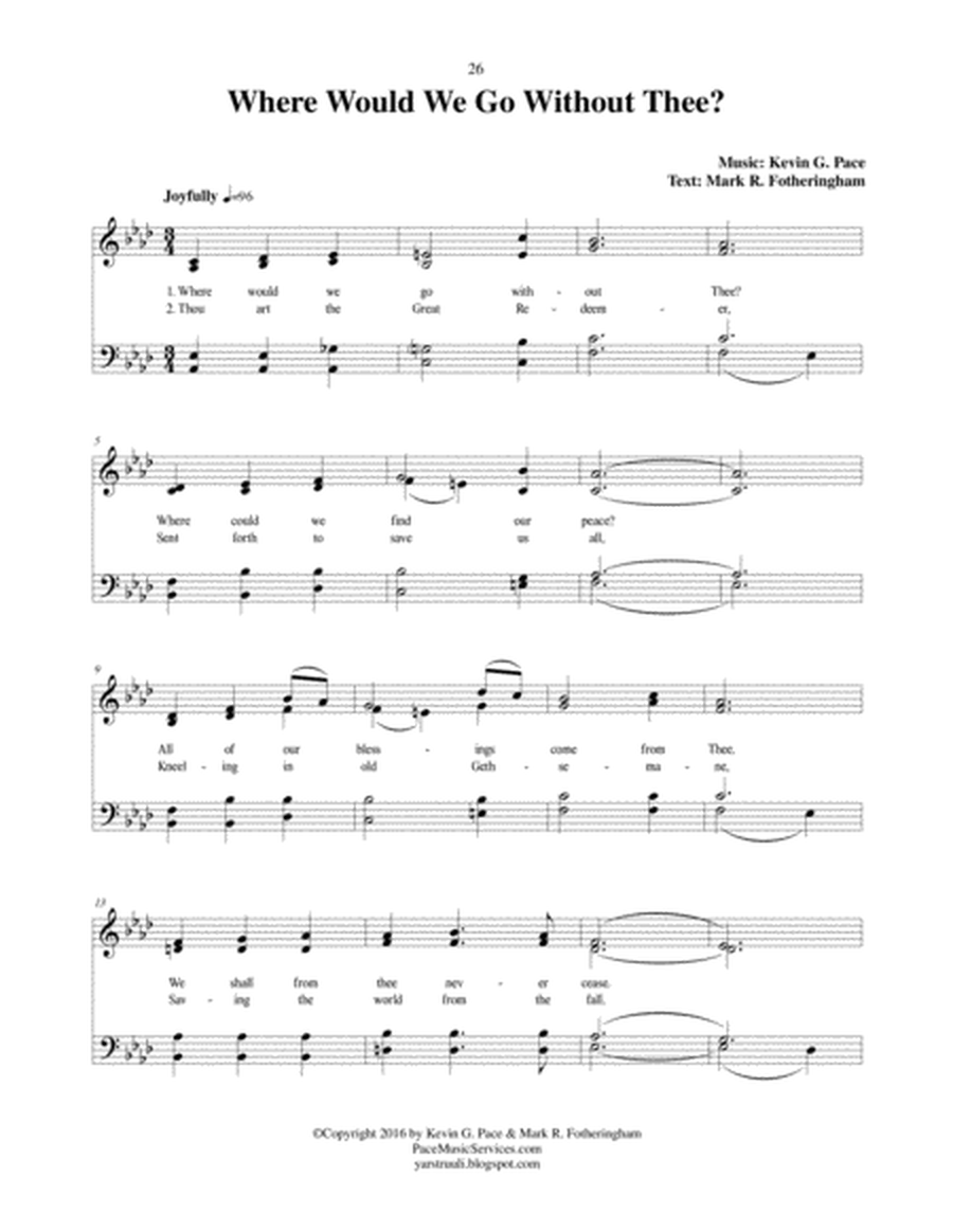 Where Would We Go Without Thee? - an original hymn image number null