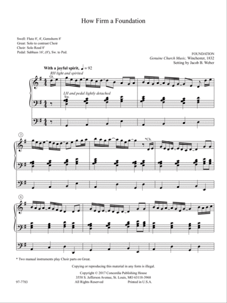 Soli Deo Gloria: Eight Distinctive Chorale Preludes for Every Organist, Set 4 Organ scores gallery preview page 2