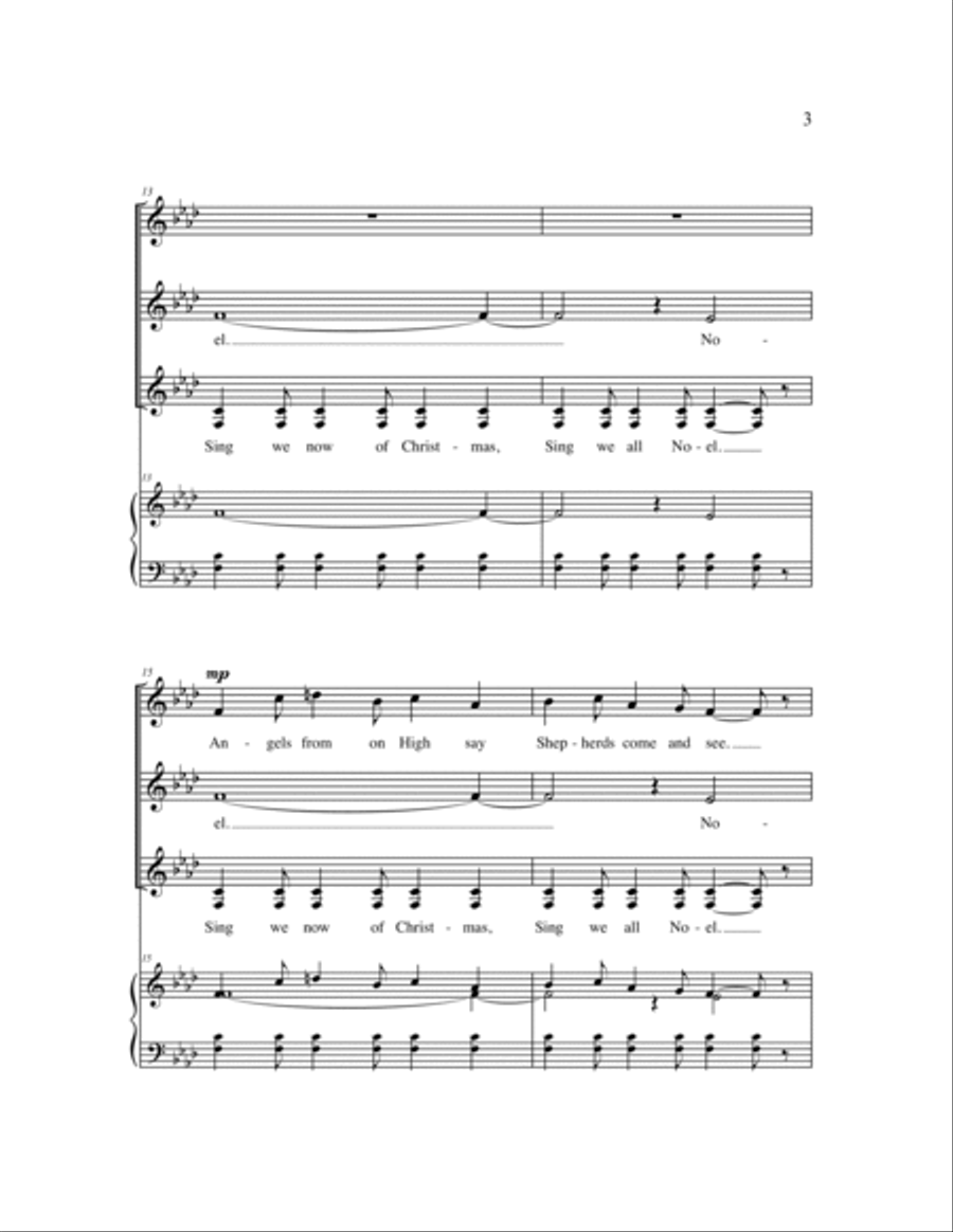 Sing We Now of Christmas Sing We Now of Christmas SSAA scores gallery preview page 12