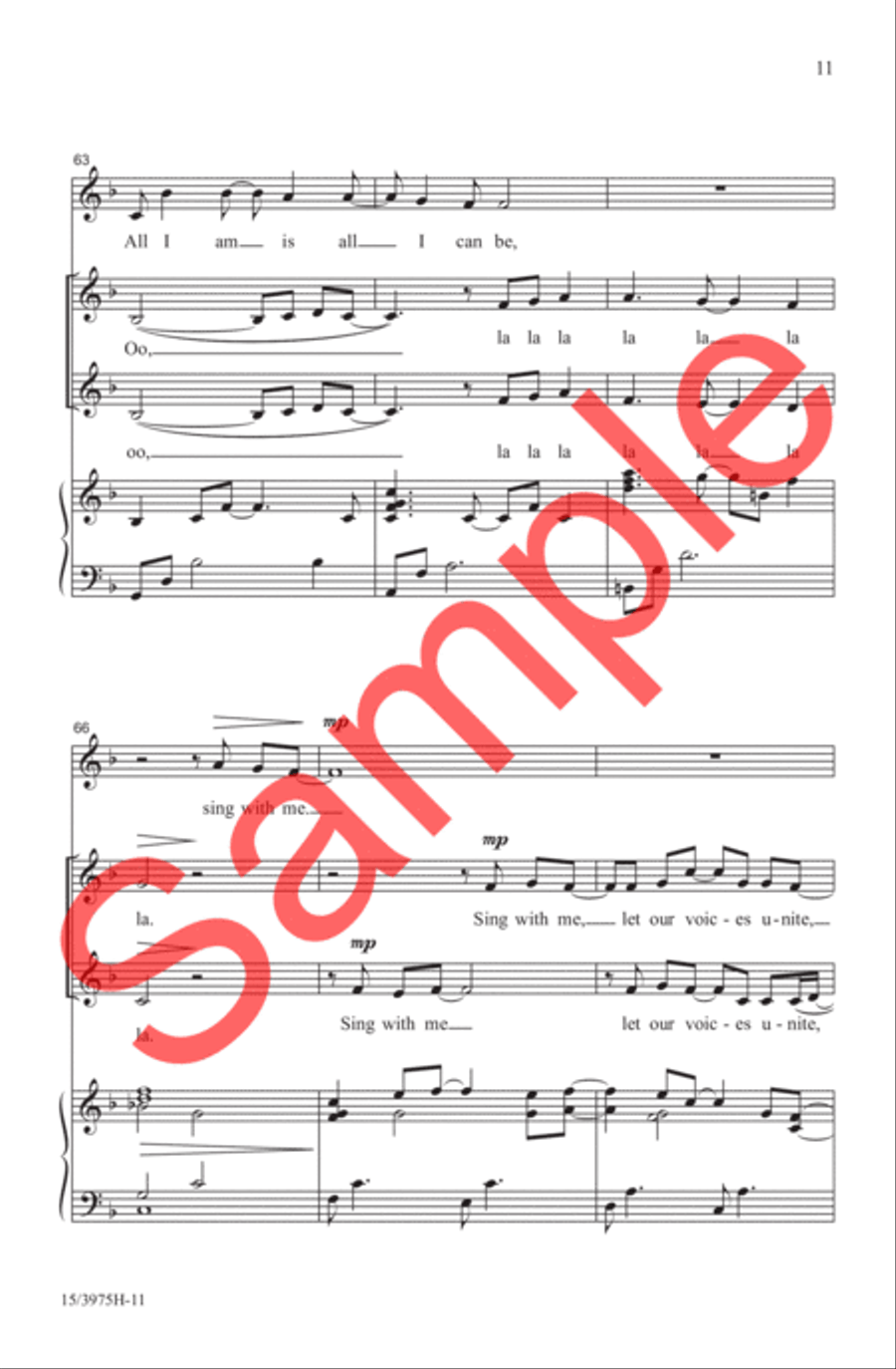 When Our Voices Unite 2-Part scores gallery preview page 10