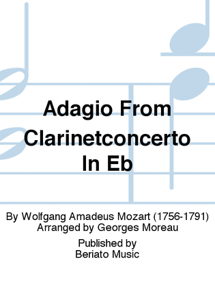 Adagio From Clarinetconcerto In Eb