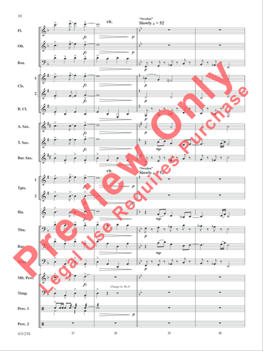 Minecraft Minecraft Concert Band scores gallery preview page 10