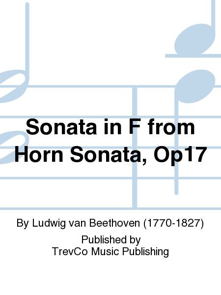 Sonata in F from Horn Sonata, Op17