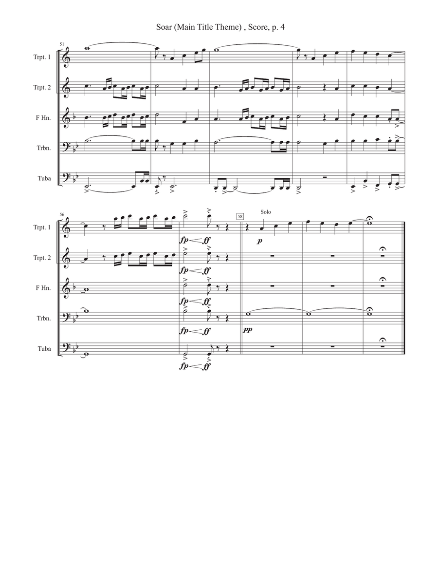 Soar (Main Title Theme From 
