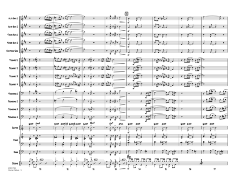 Human Nature - Conductor Score (Full Score) Conductor Score scores gallery preview page 5