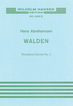 Abrahamsen Walden Wind 5tet No2 M/s Score